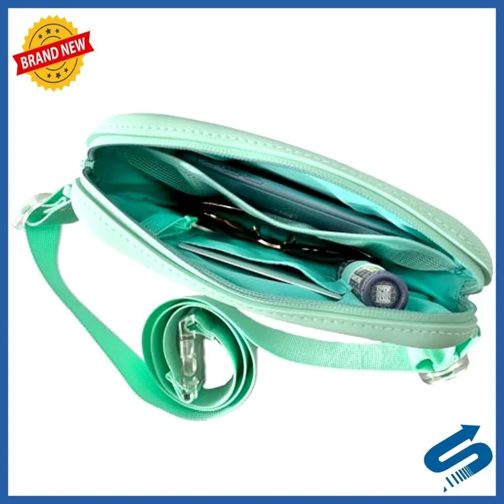 Water-Resistant Silicone Fanny Pack Crossbody Bag Adjustable Strap Travel